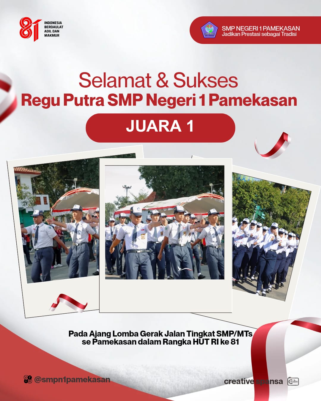 Juara 1 Gerak Jalan